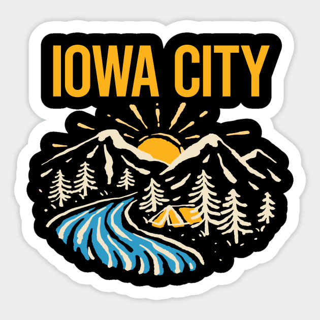 Nature Landscape Iowa City Sticker by rosenbaumquinton52